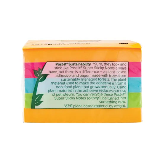 Post-it Notes Super Sticky PK5 - Modern Teaching Aids NZ