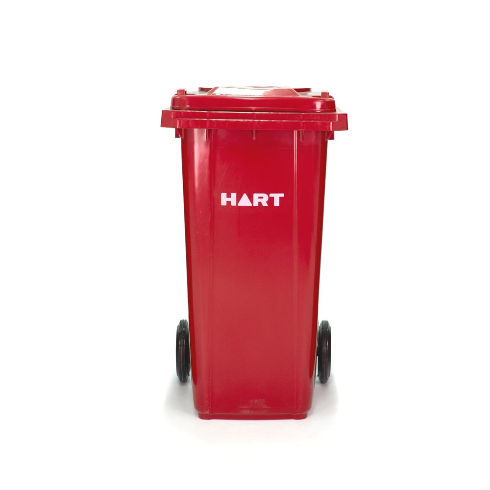 120 Litre Wheelie Bin Red - Modern Teaching Aids NZ