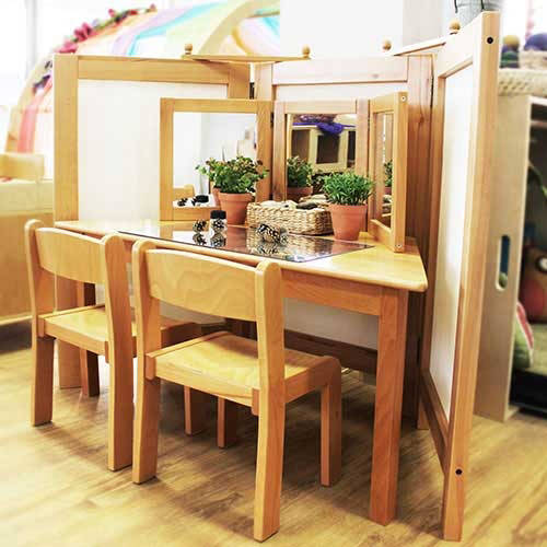 3 Panel Timber Divider - Modern Teaching Aids NZ