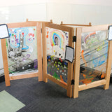 3 Panel See Through Divider - Modern Teaching Aids NZ