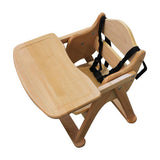 Timber Low Chair with Harness - Modern Teaching Aids NZ