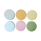 Round Floor Cushions Pastel 35 cm – 6pc - Modern Teaching Aids NZ