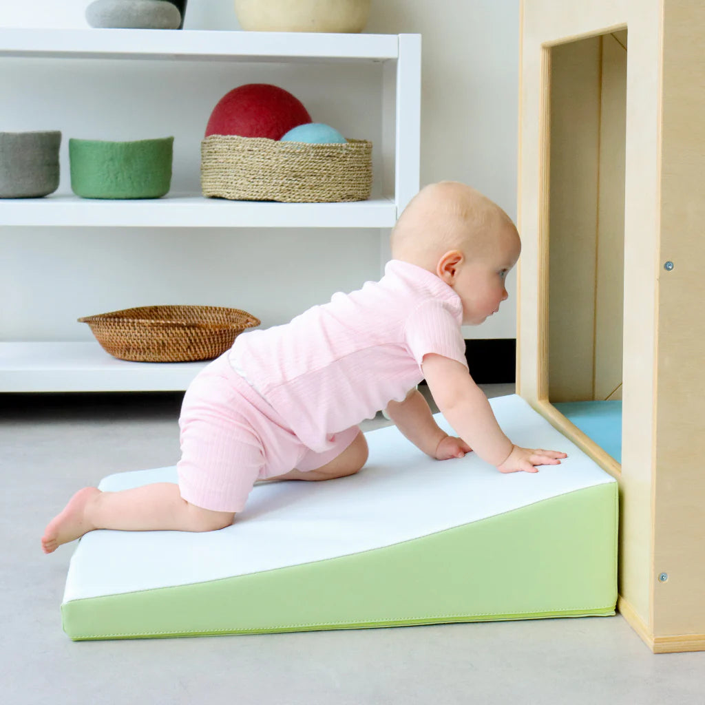 Baby Rolling Mat- Blue & Green - Modern Teaching Aids NZ