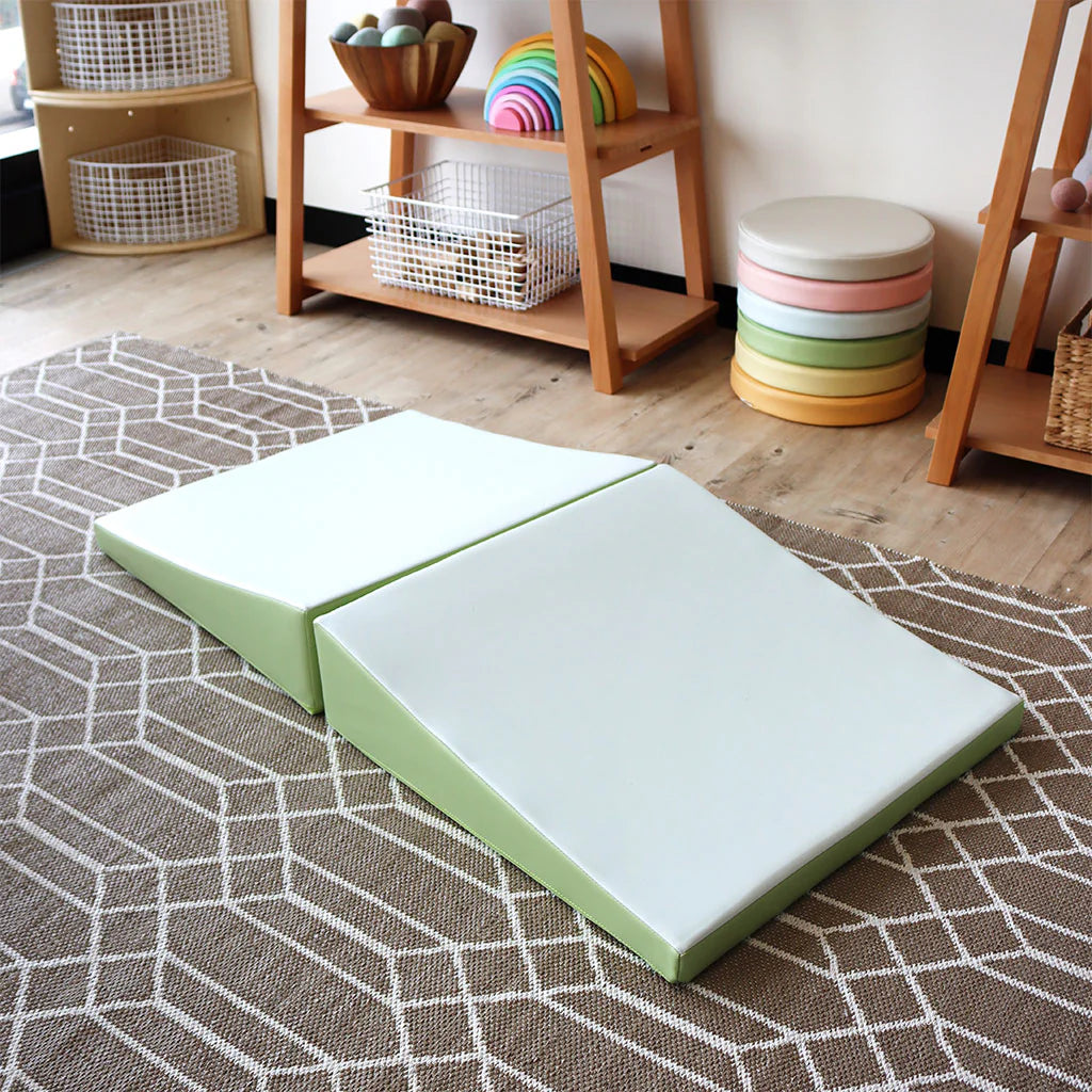Baby Rolling Mat- Blue & Green - Modern Teaching Aids NZ