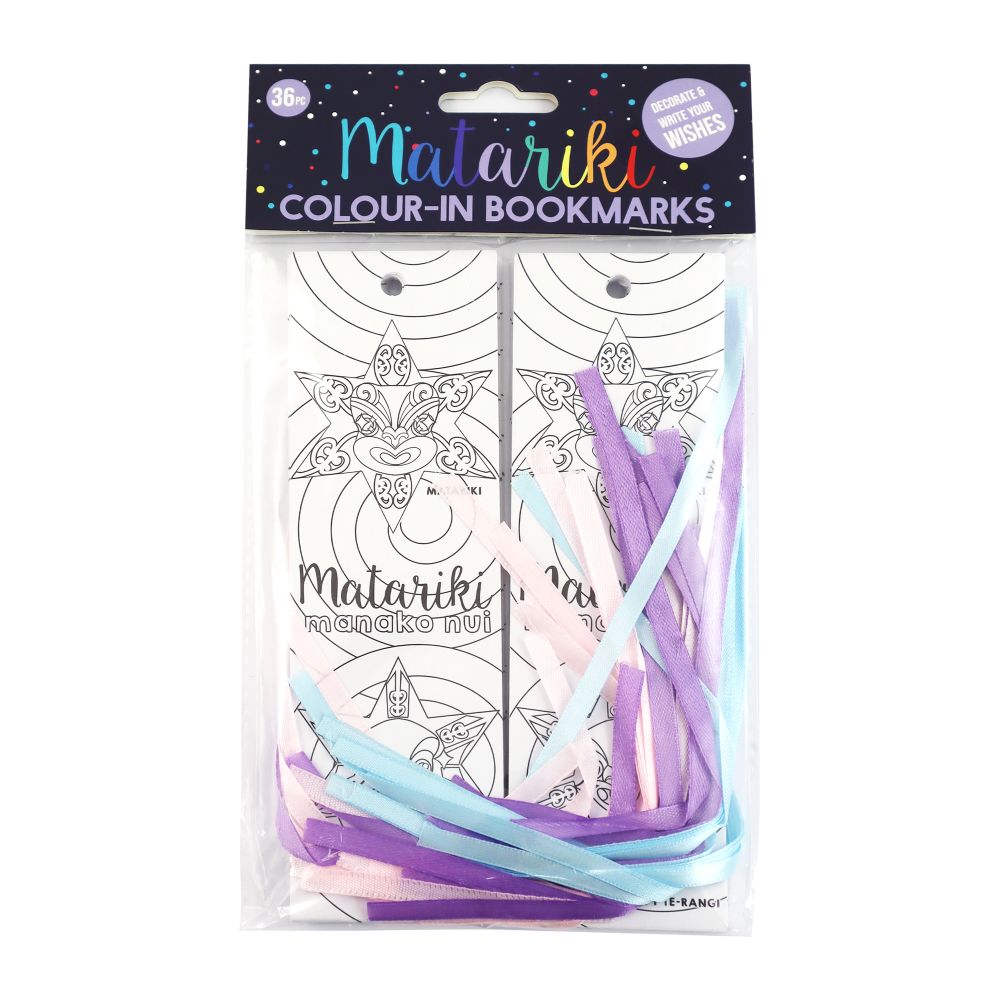 Matariki Colour-In Dreams Bookmark 36pcs 20x6cm - Modern Teaching Aids NZ