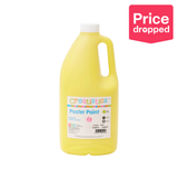 Creatistics Poster Paint 2 L - Yellow - Modern Teaching Aids NZ