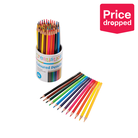 Creatistics Hexagonal Colour Pencils - Tub of 96 - Modern Teaching Aids NZ