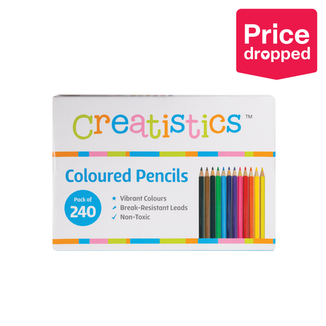 Creatistics Coloured Pencils - Box of 240 - Modern Teaching Aids NZ