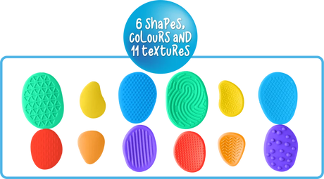 Textured Calming Stones Set of 18