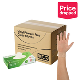 Vinyl Gloves Clear Large - 10 x Pack of 100