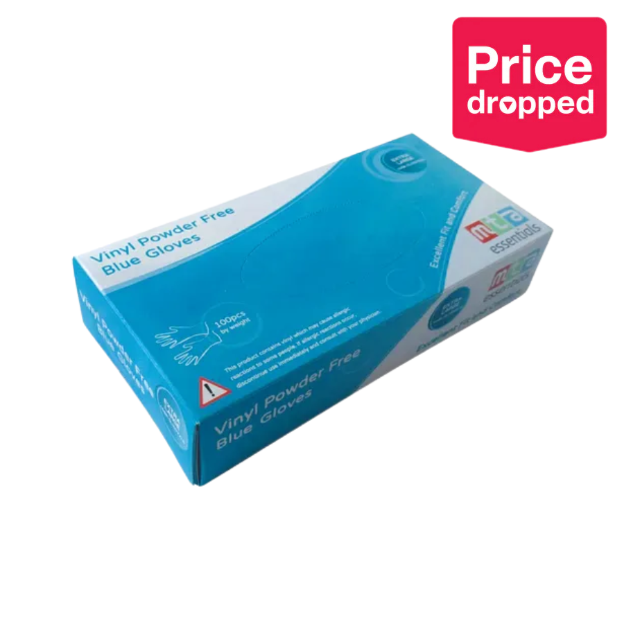 Vinyl Gloves Blue XL - Pack of 100