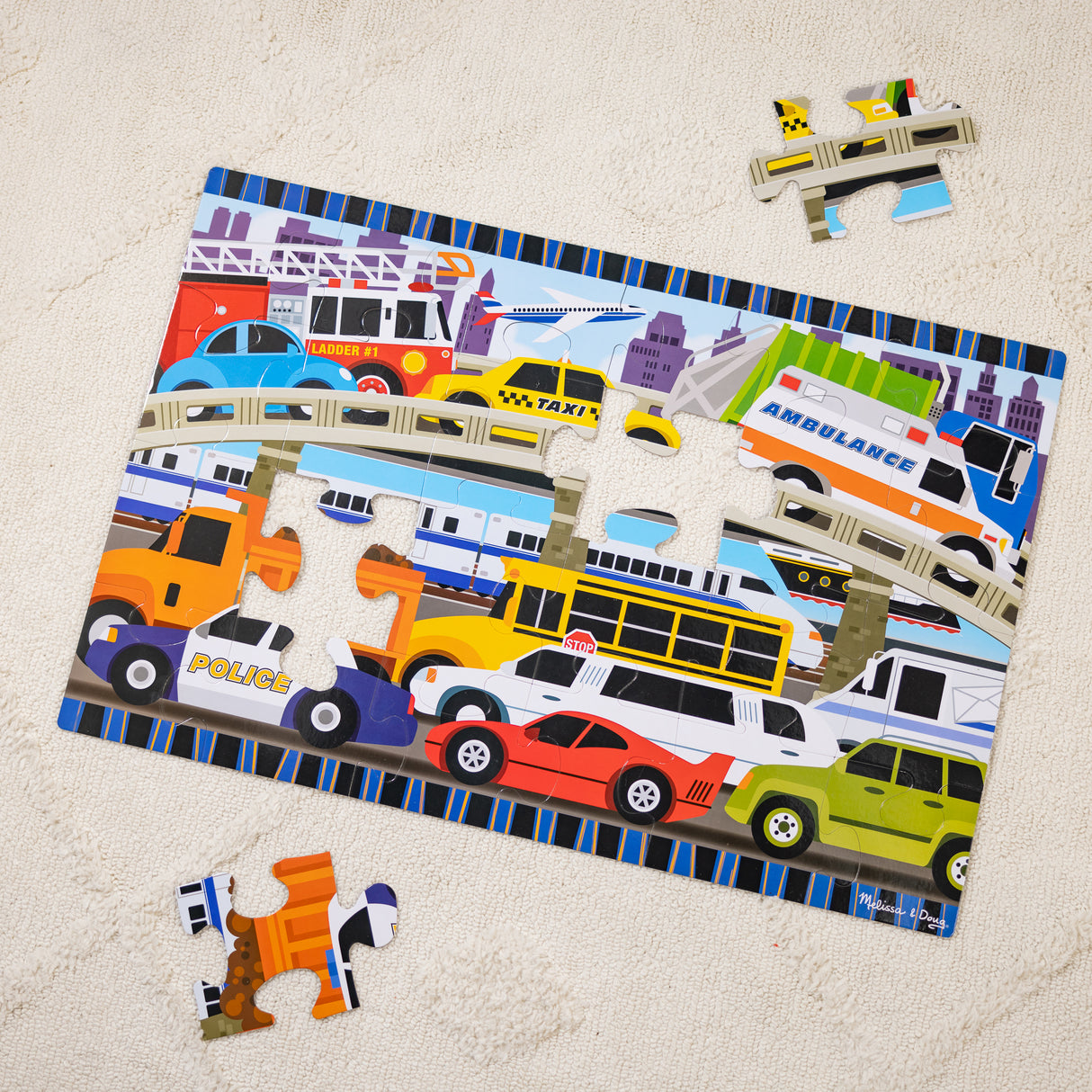 M&D Floor Puzzle Vehicle - Modern Teaching Aids NZ