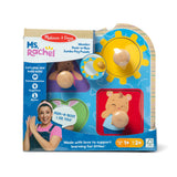 Ms Rachel Wooden Peek-A-Boo Jumbo Peg Puzzle