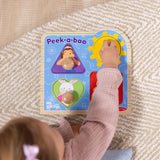 Ms Rachel Wooden Peek-A-Boo Jumbo Peg Puzzle