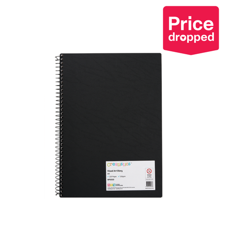 Creatistics Visual Art Diary A4 110 gsm - 120 Page - Modern Teaching Aids NZ