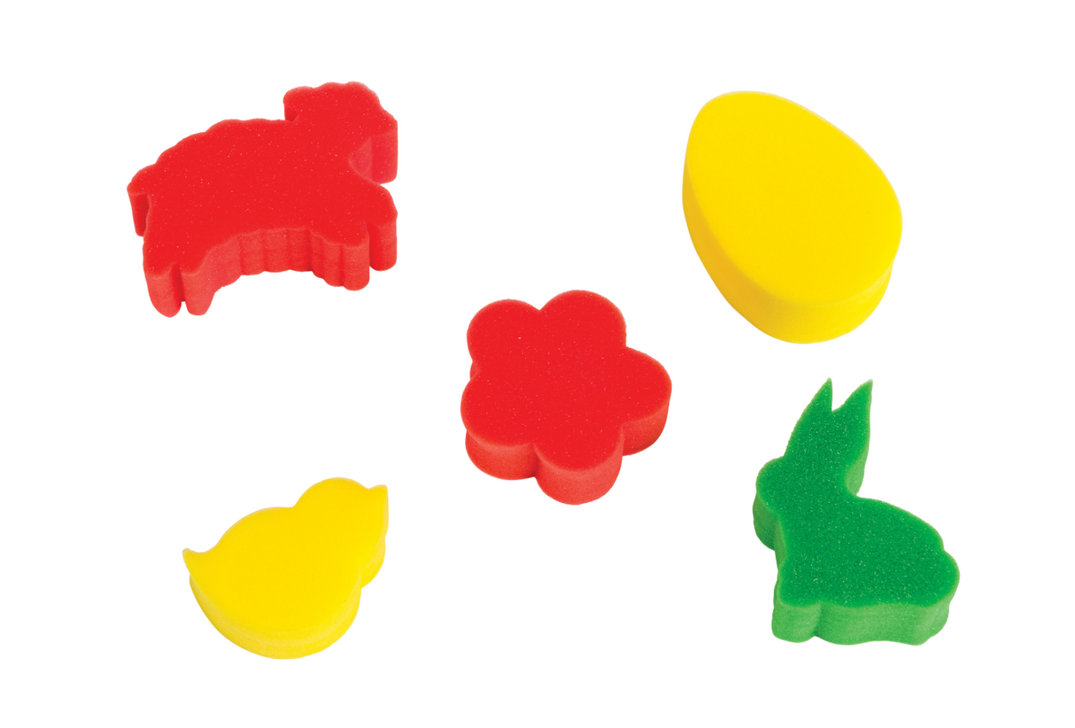 Easter Sponges - Pack of 5 - Modern Teaching Aids NZ