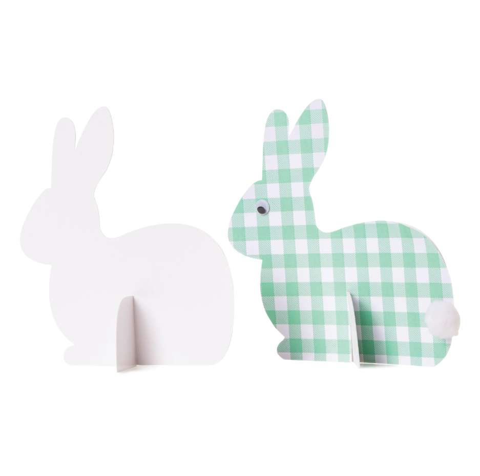 Cardboard Standing Bunny - Pack of 20 - Modern Teaching Aids NZ