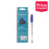 Teachables Ink Glide Ballpoint Pens Blue - Pack of 10 - Modern Teaching Aids NZ