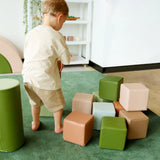 Toddler Soft Blocks 15cm Earth 12pc - Modern Teaching Aids NZ