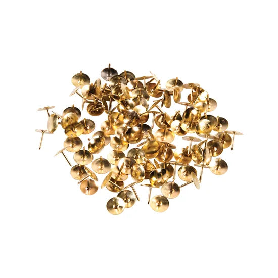 Thumb Tacks Gold - Pack of 100