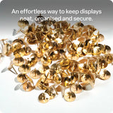 Thumb Tacks Gold - Pack of 100