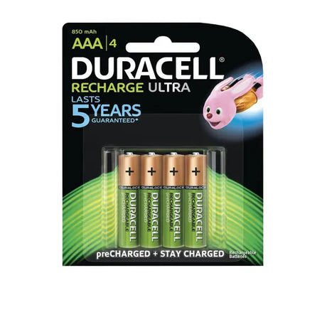 DURACELL RECHARGEABLE BATTERIES AAA PK 4 - Modern Teaching Aids NZ