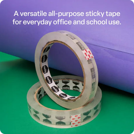 Marbig Clear Office Sticky Tape 18mm x 33m - Modern Teaching Aids NZ