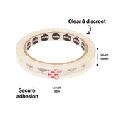 Marbig Clear Office Sticky Tape 18mm x 33m - Modern Teaching Aids NZ