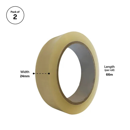 Teachables Clear Office Sticky Tape 24mm x 66m - Modern Teaching Aids NZ