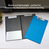PVC Clipboard Folder Blue - Modern Teaching Aids NZ
