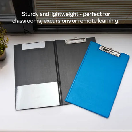PVC Clipboard Folder Blue - Modern Teaching Aids NZ