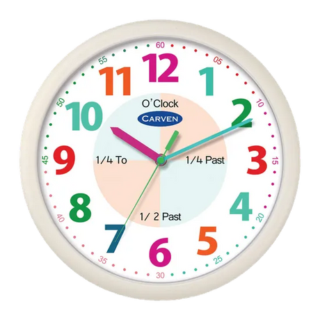 Education Wall Clock 304 x 304mm - Modern Teaching Aids NZ