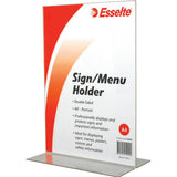 Esselte Brochure Holder 2 Sided Portrait A4