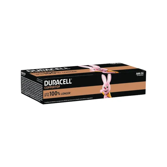 Duracell Coppertop Batteries AAA - Pack of 24
