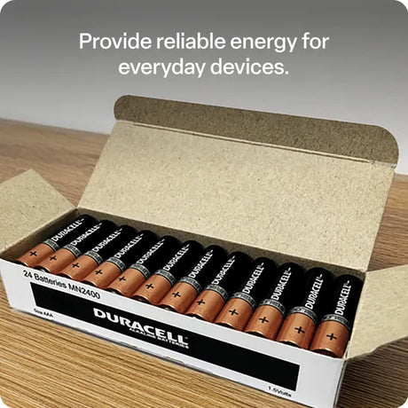 Duracell Coppertop Batteries AAA - Pack of 24