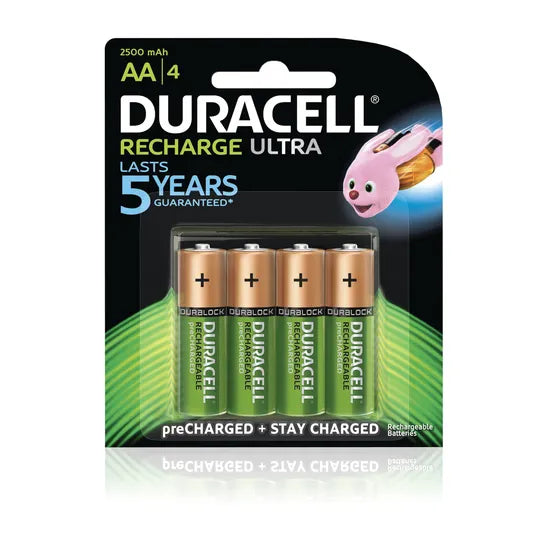 DURACELL RECHARGEABLE BATTERIES AA PK 4 - Modern Teaching Aids NZ