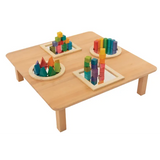 Wood Framed Play Mirrors - 30cm - Set of 4 - Modern Teaching Aids NZ