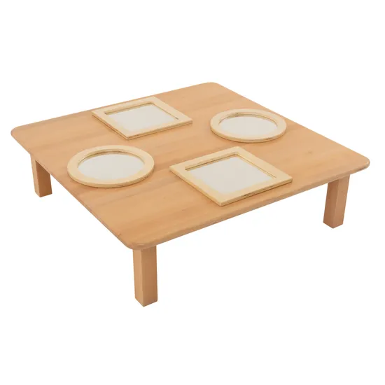 Wood Framed Play Mirrors - 30cm - Set of 4 - Modern Teaching Aids NZ