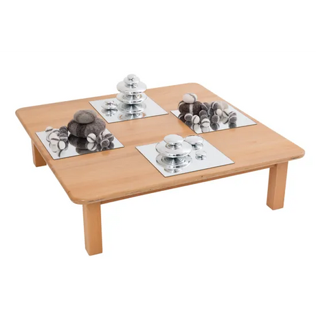 MTA Spaces - Square Table Mirrors - 30 cm - Pack of 4 - Modern Teaching Aids NZ