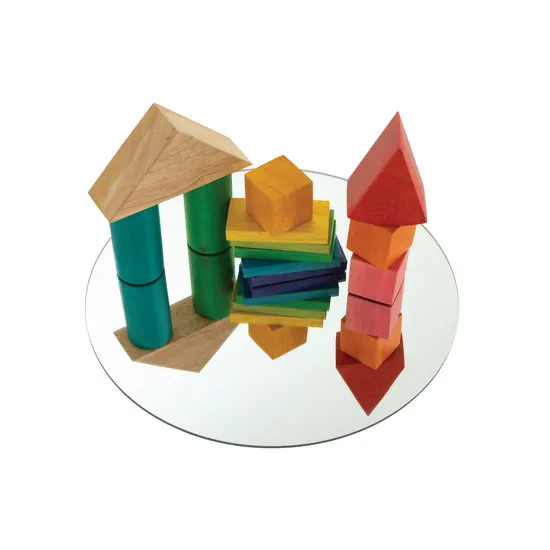 MTA Spaces - Round Table Mirrors - 30 cm - Pack of 4 - Modern Teaching Aids NZ