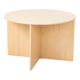 Ergerite Round Table with Grey Round Ottomans - Modern Teaching Aids NZ