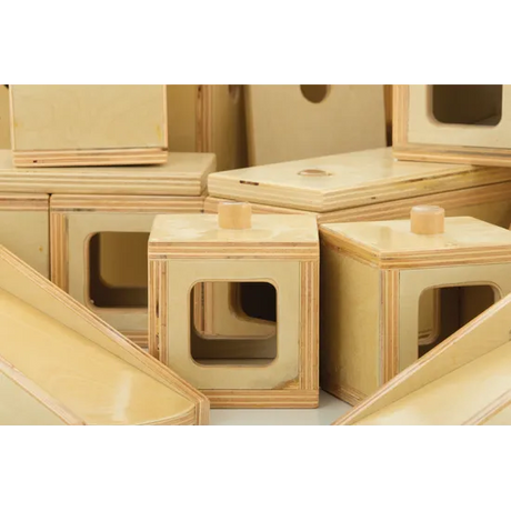 MTA Spaces - Large Wooden Blocks & Ramps - 35  Pieces - Modern Teaching Aids NZ