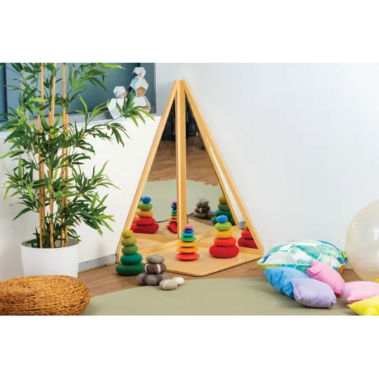 Stockholm - Triangle Corner Mirror - Modern Teaching Aids NZ