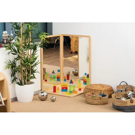 Stockholm - Rectangle Corner Mirror - Modern Teaching Aids NZ