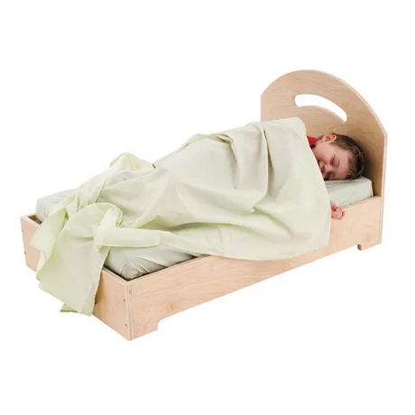 Wooden Play Bed with Mattress & Sheet Set - Modern Teaching Aids NZ