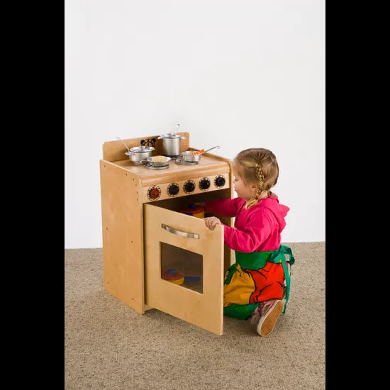 Natural Spaces Kitchen Stove Wooden 66cm High - Modern Teaching Aids NZ