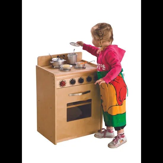 Natural Spaces Kitchen Stove Wooden 66cm High - Modern Teaching Aids NZ