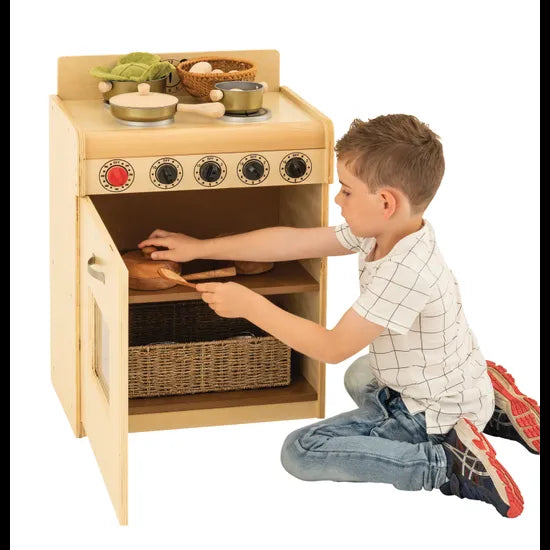 Natural Spaces Kitchen Stove Wooden 66cm High - Modern Teaching Aids NZ