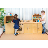 Natural Spaces Kitchen Set of 4 Wooden Pieces - Modern Teaching Aids NZ