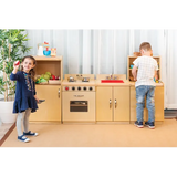 Natural Spaces Kitchen Set of 4 Wooden Pieces - Modern Teaching Aids NZ